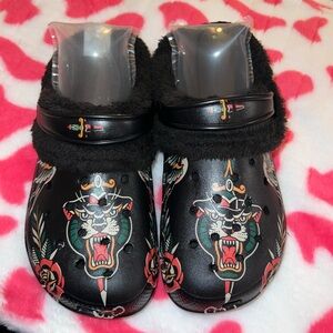 Tattoo Crocs. Size 11 men’s